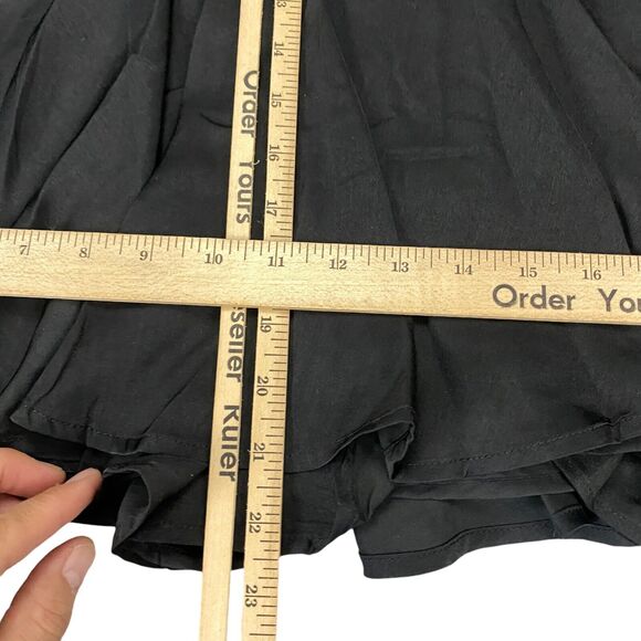 Forever 21 Romper Dress with Built in Shorts Women's Size Medium Black - Picture 13 of 16